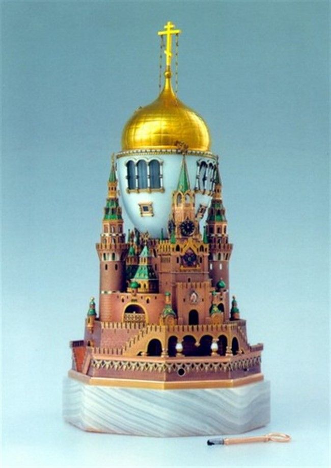 Пасхальное яйцо «Московский кремль» -  гордость и величие Первопрестольной