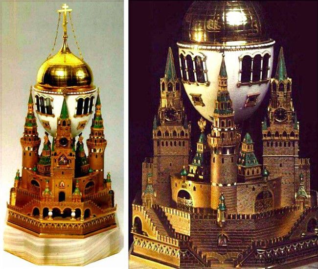 Пасхальное яйцо «Московский кремль» -  гордость и величие Первопрестольной